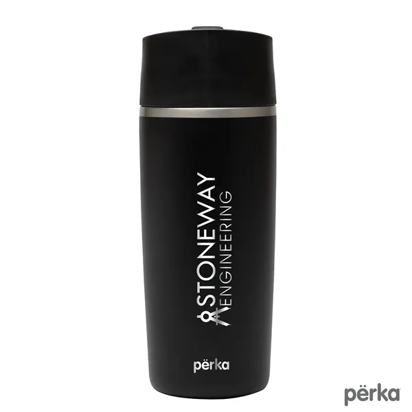 Perka® Macchiato 12 oz. Double Wall Coffee/Tea Press Mug... from ASI 67866 Logomark/Valumark