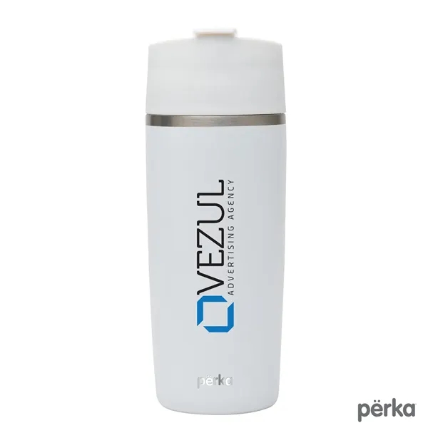 Perka® Macchiato 12 oz. Double Wall Coffee/Tea Press Mug... from ASI 67866 Logomark/Valumark