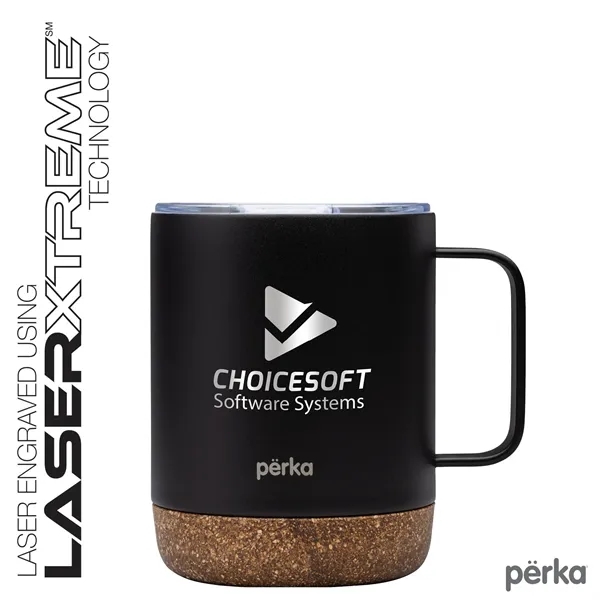 Perka® Wyatt 12 oz. Double Wall, Stainless Steel Camping Mug... from ASI 67866 Logomark/Valumark