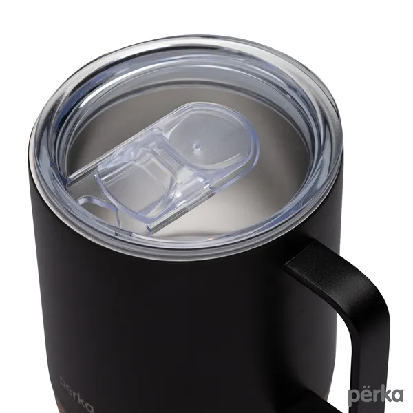 Perka® Wyatt 12 oz. Double Wall, Stainless Steel Camping Mug... from ASI 67866 Logomark/Valumark