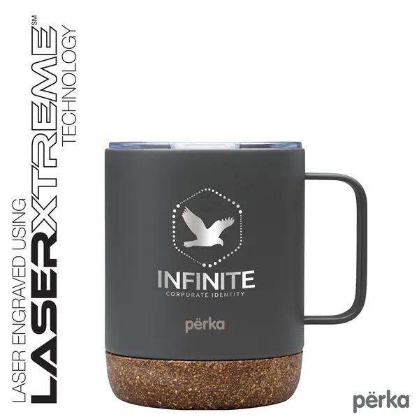 Perka® Wyatt 12 oz. Double Wall, Stainless Steel Camping Mug... from ASI 67866 Logomark/Valumark