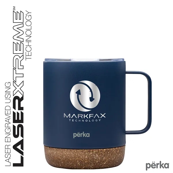 Perka® Wyatt 12 oz. Double Wall, Stainless Steel Camping Mug... from ASI 67866 Logomark/Valumark