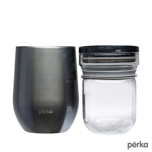 Perka® Taylor 12 oz. Double Wall, Stainless Steel Wine Mug... from ASI 67866 Logomark/Valumark