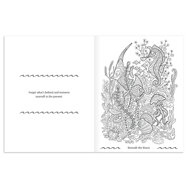 Adult Coloring Book - Serenity by the Sea... from ASI 40480 Koozie Group