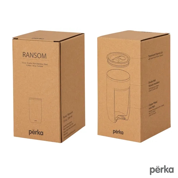 Perka® Ransom 13 oz. Double Wall, Stainless Steel Tumbler... from ASI 67866 Logomark/Valumark