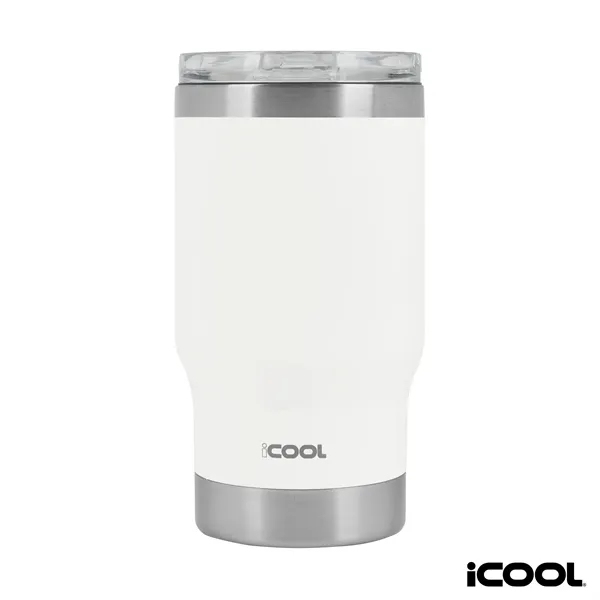 iCOOL® Oswego 14 oz. Double Wall Stainless Steel Can Cool...... from ASI 67866 Logomark/Valumark