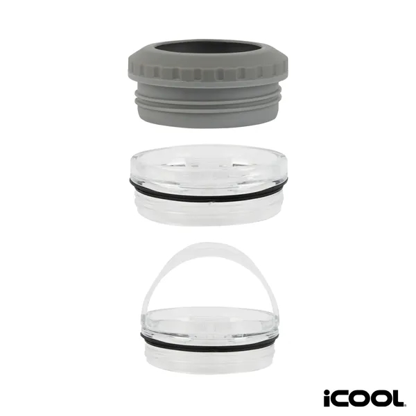 iCOOL® Oswego 14 oz. Double Wall Stainless Steel Can Cool...... from ASI 67866 Logomark/Valumark