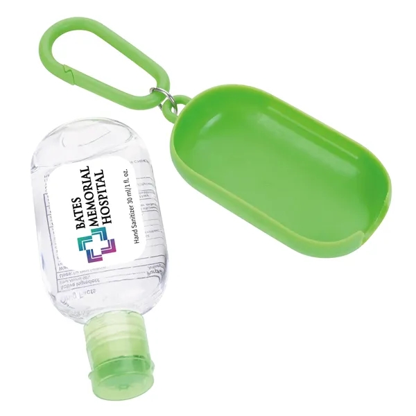 1 oz. Hand Sanitizer with Colorful Case and Carabiner... from ASI 40480 Koozie Group