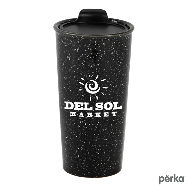 Perka® Salento 14 oz. Double Wall Ceramic Tumbler... from ASI 67866 Logomark/Valumark