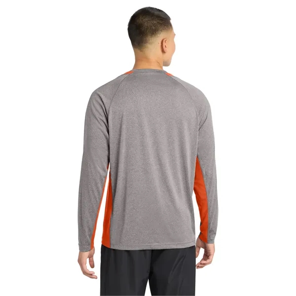Sport-Tek Long Sleeve Heather Colorblock Contender Tee.... from ASI 84863 SanMar