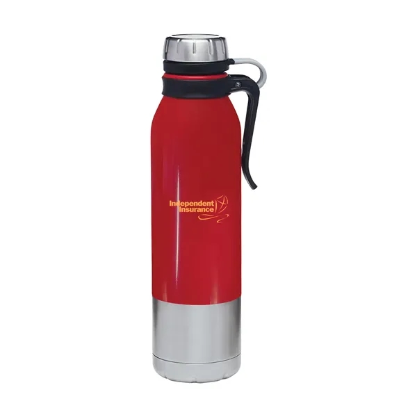 25 oz. stainless steel double wall vacuum insulated bottle with twist-on... from ASI 68507 The Magnet Group / Perfect Line