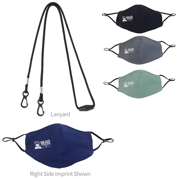 Comfy Youth Face Mask & Lanyard Kit... from ASI 40480 Koozie Group