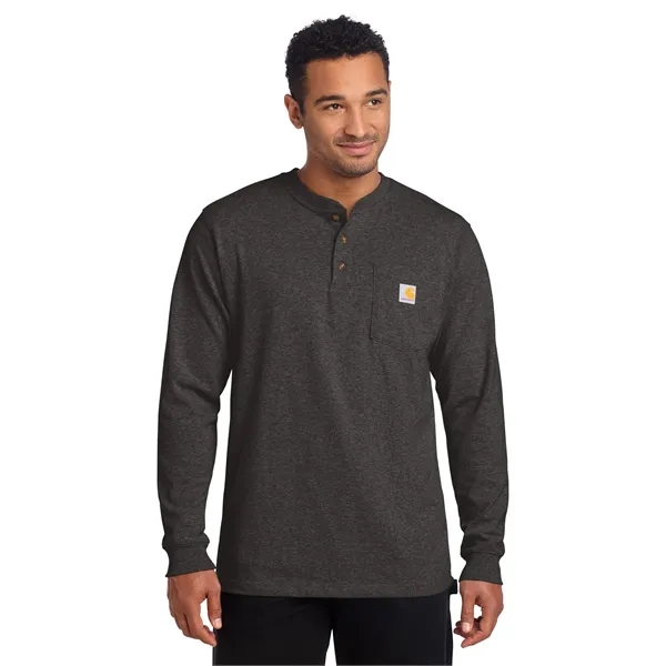 Carhartt Long Sleeve Henley T-Shirt... from ASI 84863 SanMar