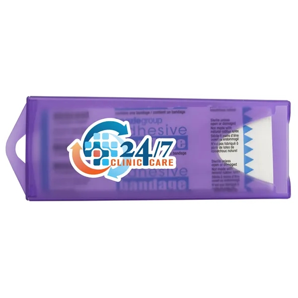 Original Colored Bandage Dispenser with Clear Bandages... from ASI 40480 Koozie Group