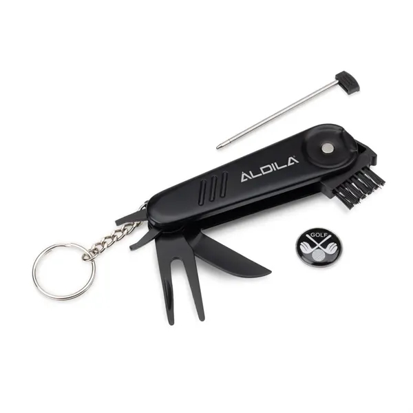 The Pro 6-in-1 Golf Knife includes a magnetic ball marker, knife,... from ASI 84592 St Regis Group