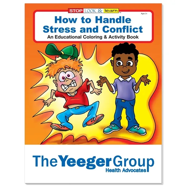 Coloring Book: How to Handle Stress and Conflict... from ASI 40480 Koozie Group