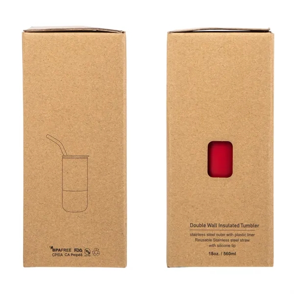 Emmett 16 oz. Double Wall SS/PP Tumbler... from ASI 67866 Logomark/Valumark