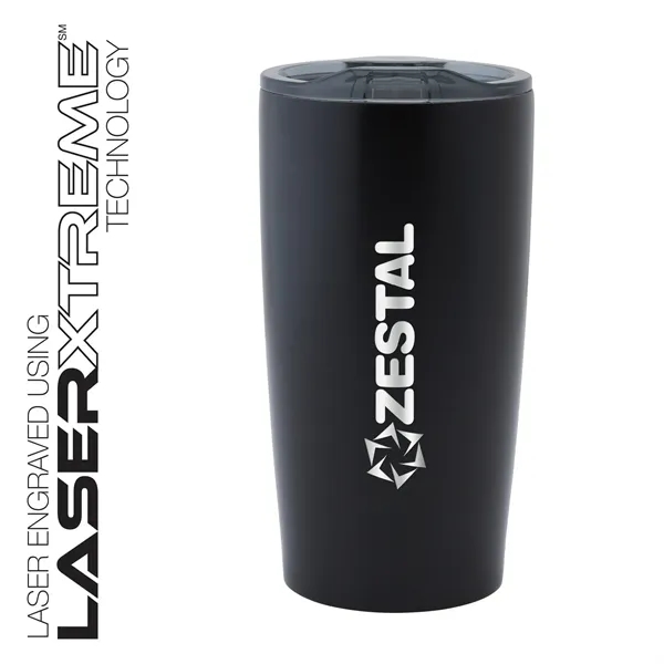 3.75" x 6.88" x 3.75" Shasta 20-ounce double-wall stainless steel tumbler... from ASI 67866 Logomark/Valumark / Valumark™