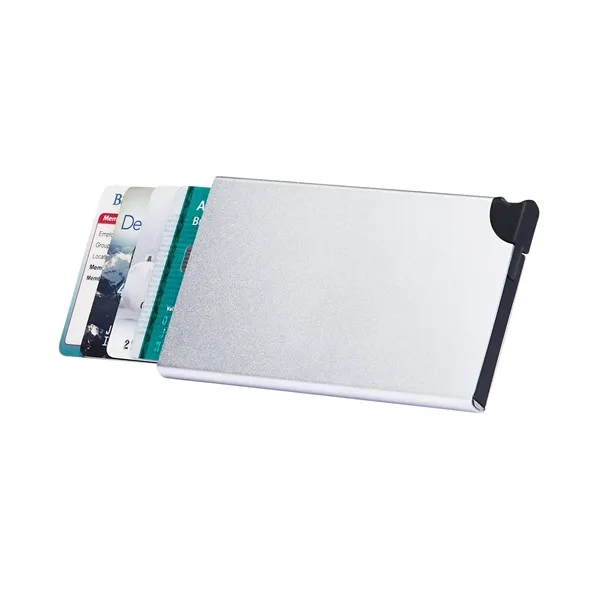 Aluminum Wally card holder with RFID and electronic theft protection.... from ASI 68507 The Magnet Group / Innovations by Magnet™