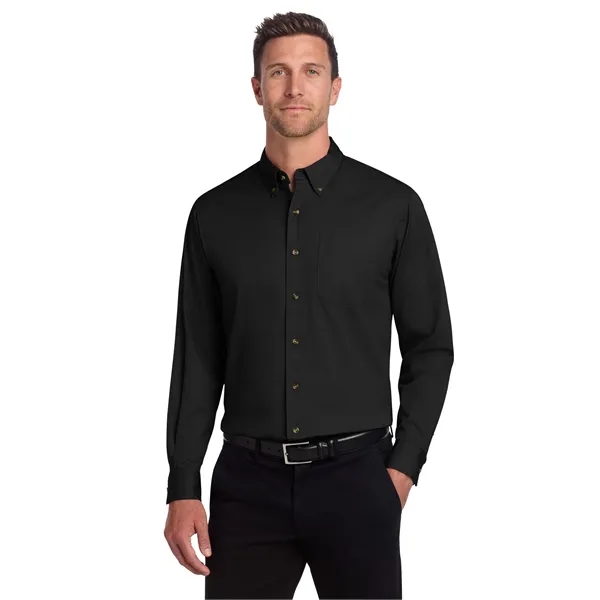 Port Authority Tall Long Sleeve Twill Shirt.... from ASI 84863 SanMar