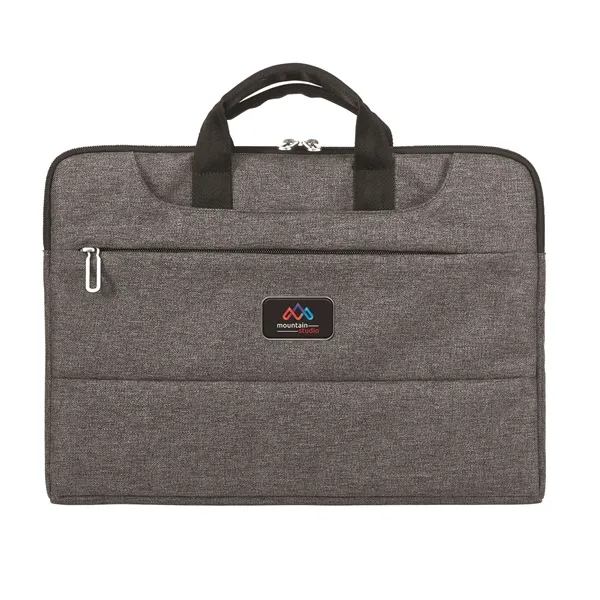 Water-repellent bag with padded laptop compartment, hidden tech compartment, hook and... from ASI 68507 The Magnet Group / The Bag Factory®