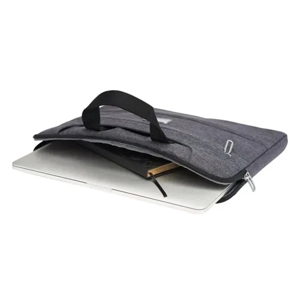 Water-repellent bag with padded laptop compartment, hidden tech compartment, hook and... from ASI 68507 The Magnet Group / The Bag Factory®