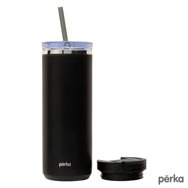 Perka® Trent 18 oz. Double Wall, Stainless Steel Hot/Cold...... from ASI 67866 Logomark/Valumark