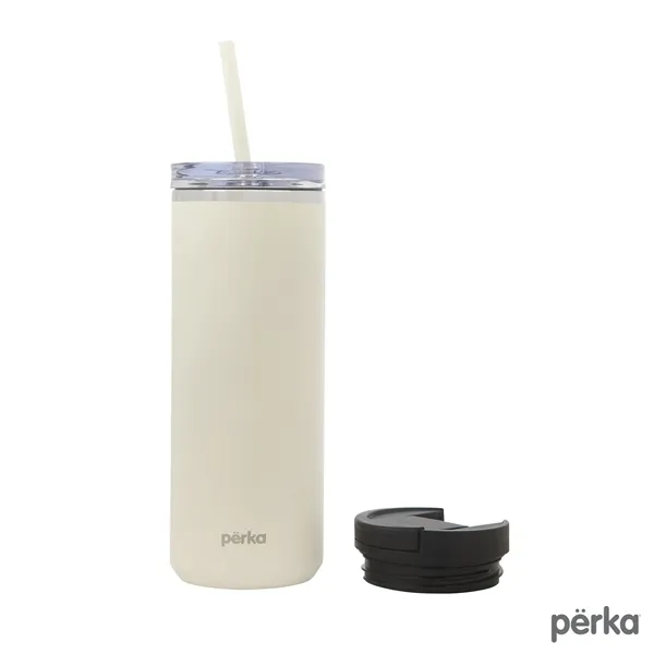 Perka® Trent 18 oz. Double Wall, Stainless Steel Hot/Cold...... from ASI 67866 Logomark/Valumark
