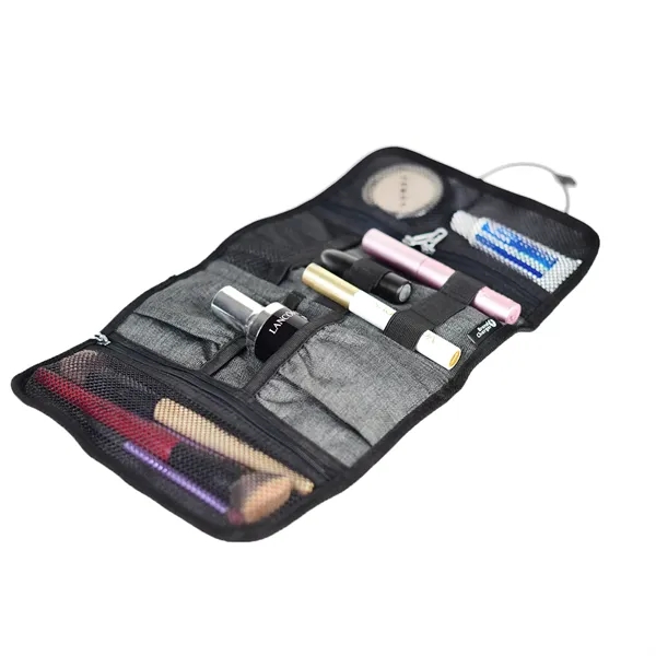 Water-repellent tech organizer with storage compartments and secure closure tabbed elastic... from ASI 68507 The Magnet Group / The Bag Factory®