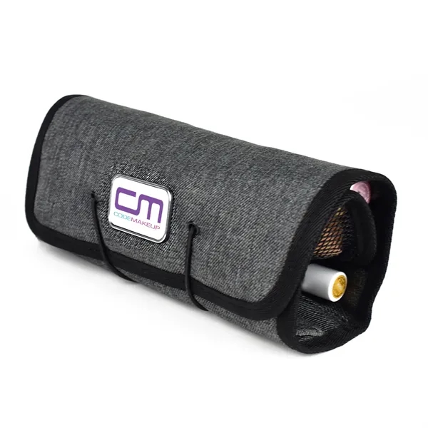 Water-repellent tech organizer with storage compartments and secure closure tabbed elastic... from ASI 68507 The Magnet Group / The Bag Factory®