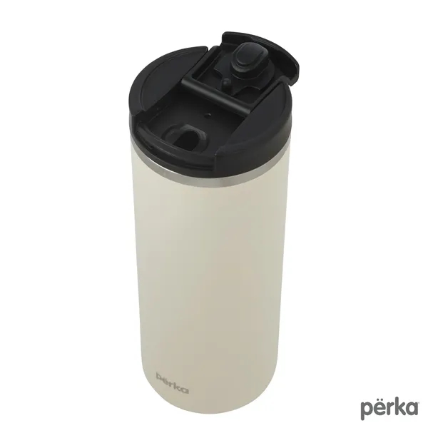Perka® Trent 18 oz. Double Wall, Stainless Steel Hot/Cold...... from ASI 67866 Logomark/Valumark