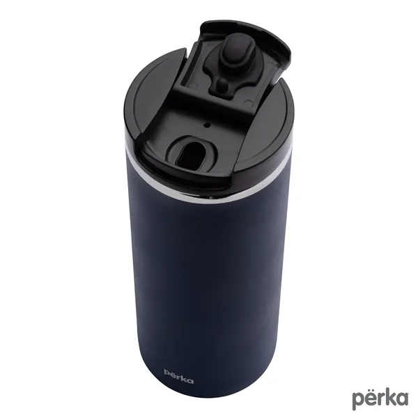 Perka® Trent 18 oz. Double Wall, Stainless Steel Hot/Cold...... from ASI 67866 Logomark/Valumark