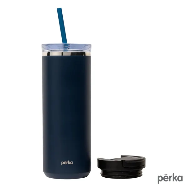 Perka® Trent 18 oz. Double Wall, Stainless Steel Hot/Cold...... from ASI 67866 Logomark/Valumark