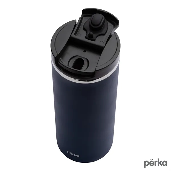 Perka® Trent 18 oz. Double Wall, Stainless Steel Hot/Cold...... from ASI 67866 Logomark/Valumark