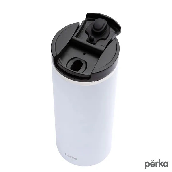 Perka® Trent 18 oz. Double Wall, Stainless Steel Hot/Cold...... from ASI 67866 Logomark/Valumark