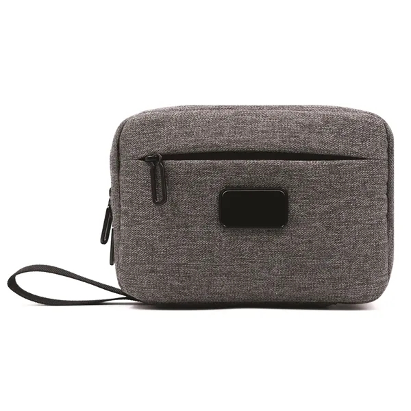 Travel organizer with adjustable interior, shockproof exterior, and mesh and zipper... from ASI 68507 The Magnet Group / The Bag Factory®