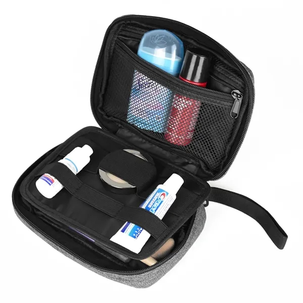 Travel organizer with adjustable interior, shockproof exterior, and mesh and zipper... from ASI 68507 The Magnet Group / The Bag Factory®