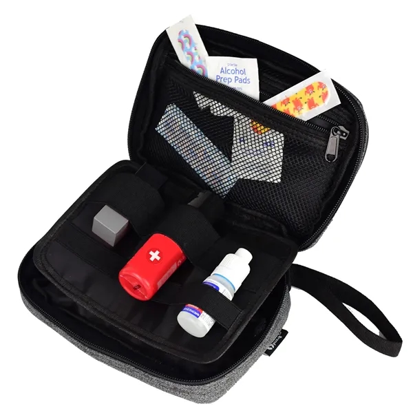 Travel organizer with adjustable interior, shockproof exterior, and mesh and zipper... from ASI 68507 The Magnet Group / The Bag Factory®