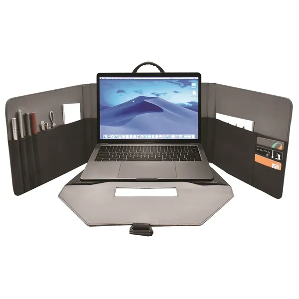 Miniature workspace with pockets and cubicle-style privacy walls that folds into... from ASI 68507 The Magnet Group / The Bag Factory®