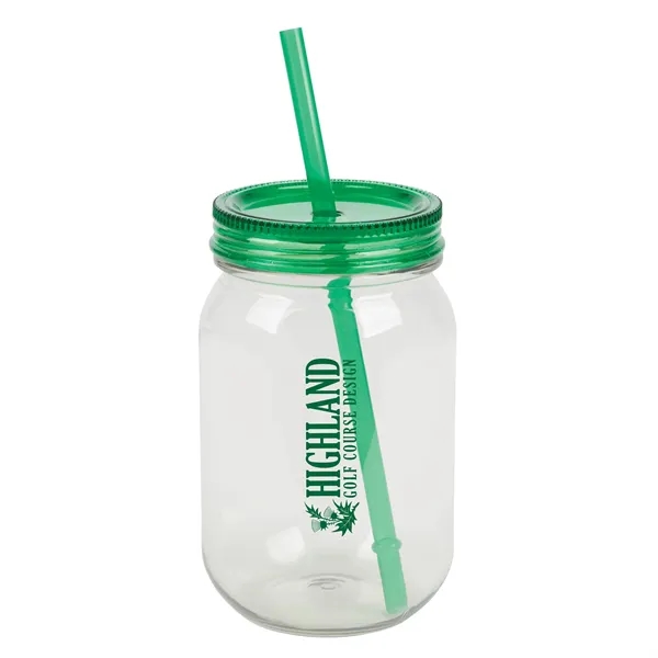 Bootlegger II 27 oz. RPET Mason Jar Tumbler... from ASI 67866 Logomark/Valumark