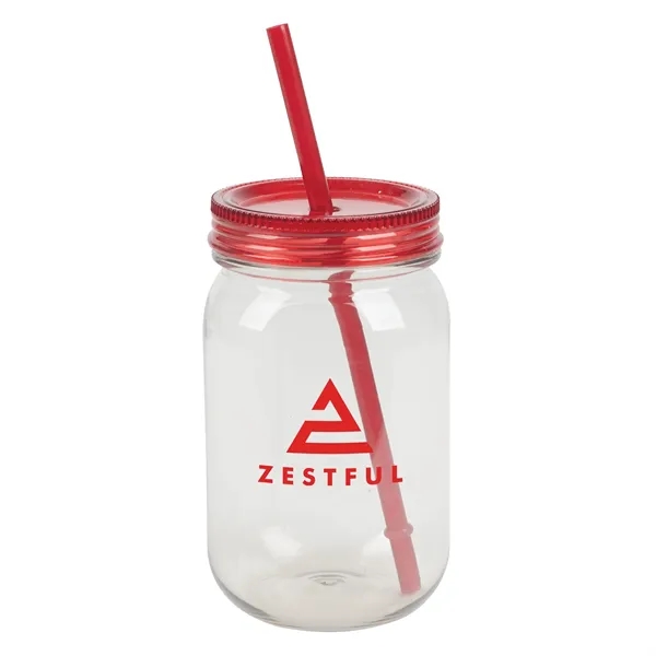 Bootlegger II 27 oz. RPET Mason Jar Tumbler... from ASI 67866 Logomark/Valumark