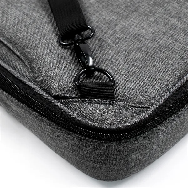 Briefcase/backpack design 16" laptop bag with front pocket and internal document... from ASI 68507 The Magnet Group / The Bag Factory®