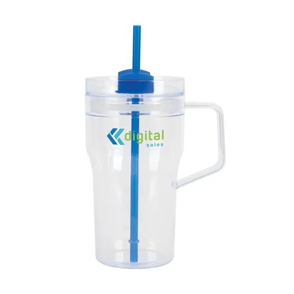 Elliott 20 oz. Clear AS Travel Mug... from ASI 67866 Logomark/Valumark