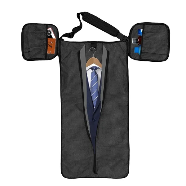 11" x 11.4375" x 20.5" black rPET duffel bag with foldable... from ASI 68507 The Magnet Group