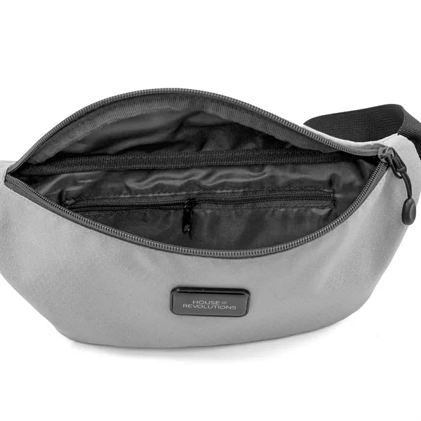 Fanny pack made from recycled PET bottles with an adjustable strap.... from ASI 68507 The Magnet Group / The Bag Factory®