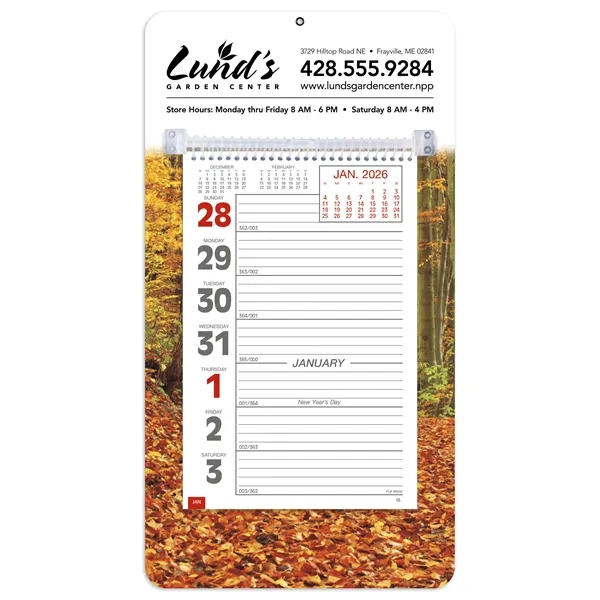 Full-Color Weekly Memo... from ASI 40480 Koozie Group / Norwood Triumph Calendar