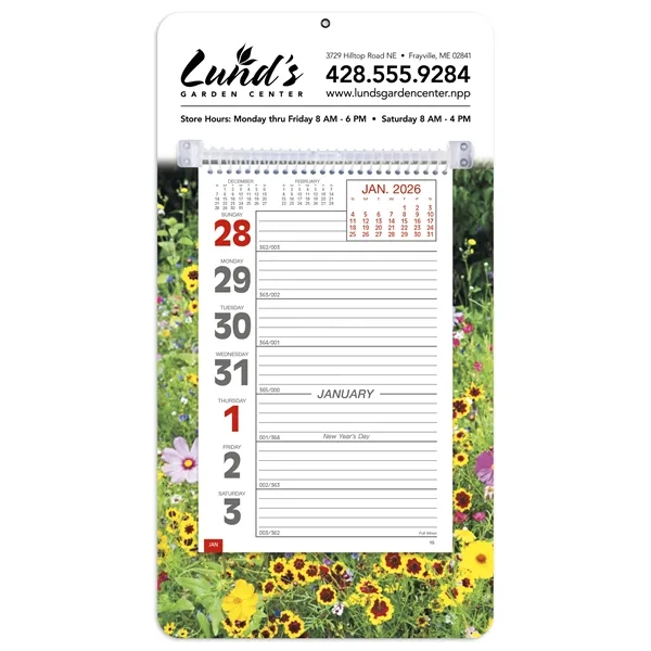 Full-Color Weekly Memo... from ASI 40480 Koozie Group / Norwood Triumph Calendar