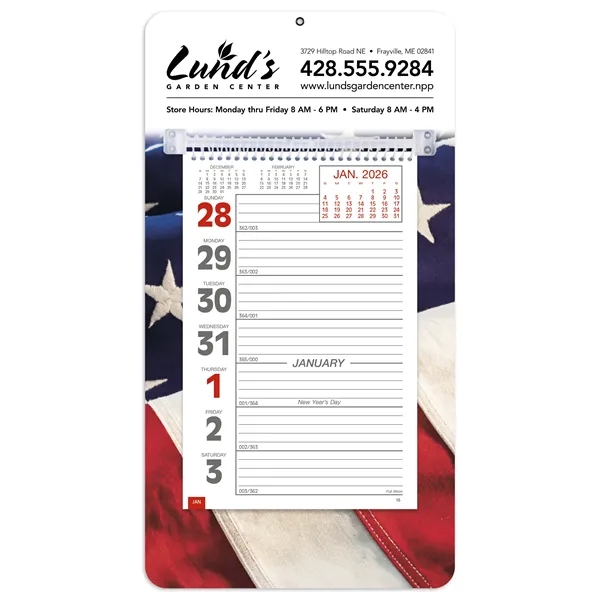 Full-Color Weekly Memo... from ASI 40480 Koozie Group / Norwood Triumph Calendar