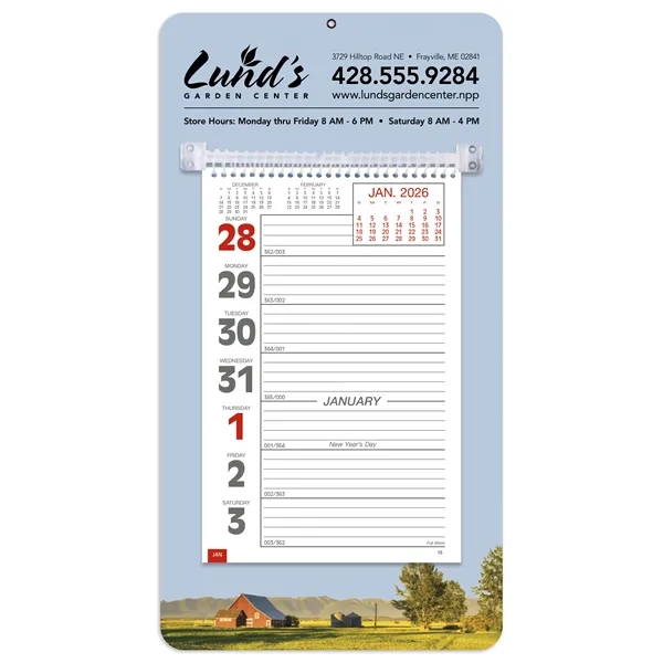 Full-Color Weekly Memo... from ASI 40480 Koozie Group / Norwood Triumph Calendar