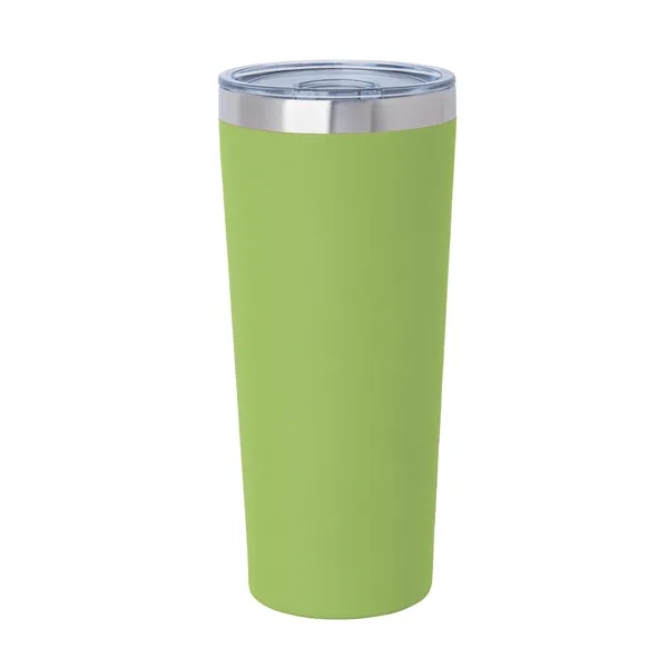 3.44" x 7.75" x 3.38" Biere double-wall stainless steel tumbler with... from ASI 67866 Logomark/Valumark